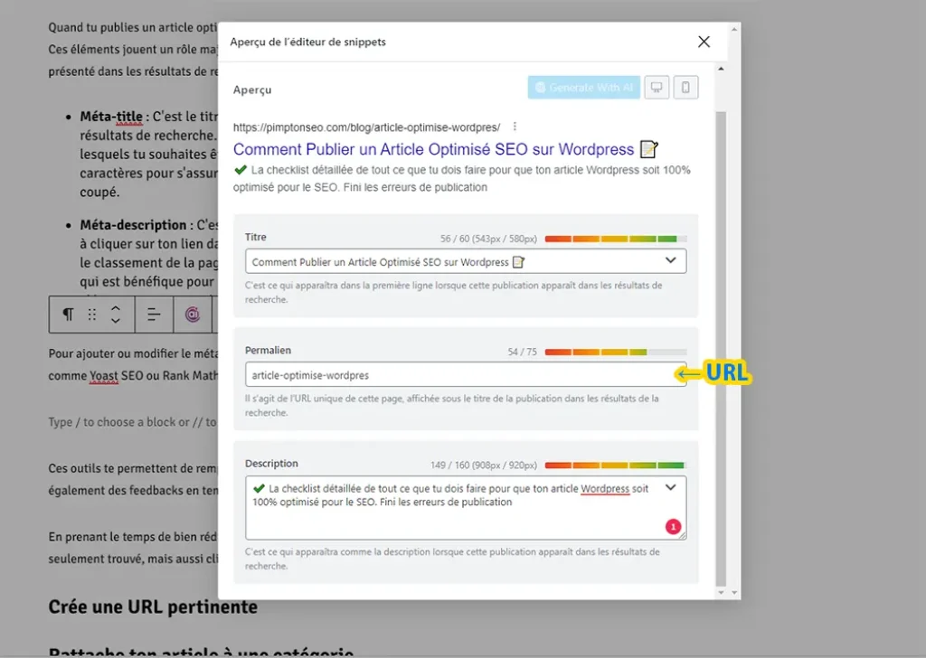 Optimiser slug — Article optimiser article slug