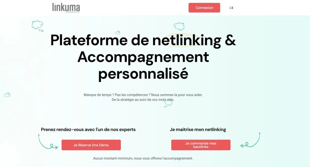 Page d'accueil de Linkuma