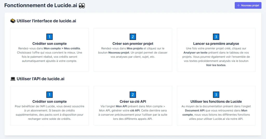 Outils lucide fonctionnement