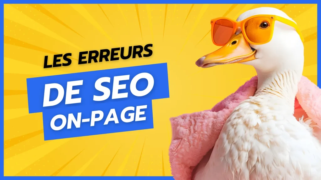 Erreurs onpage — Article erreurs seo onpage