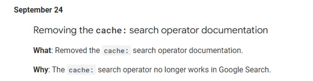 Qu’est-ce que le Google Cache ?