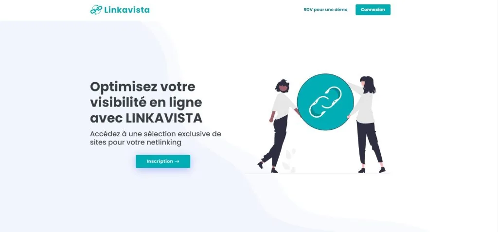 Page d'accueil de Linkavista