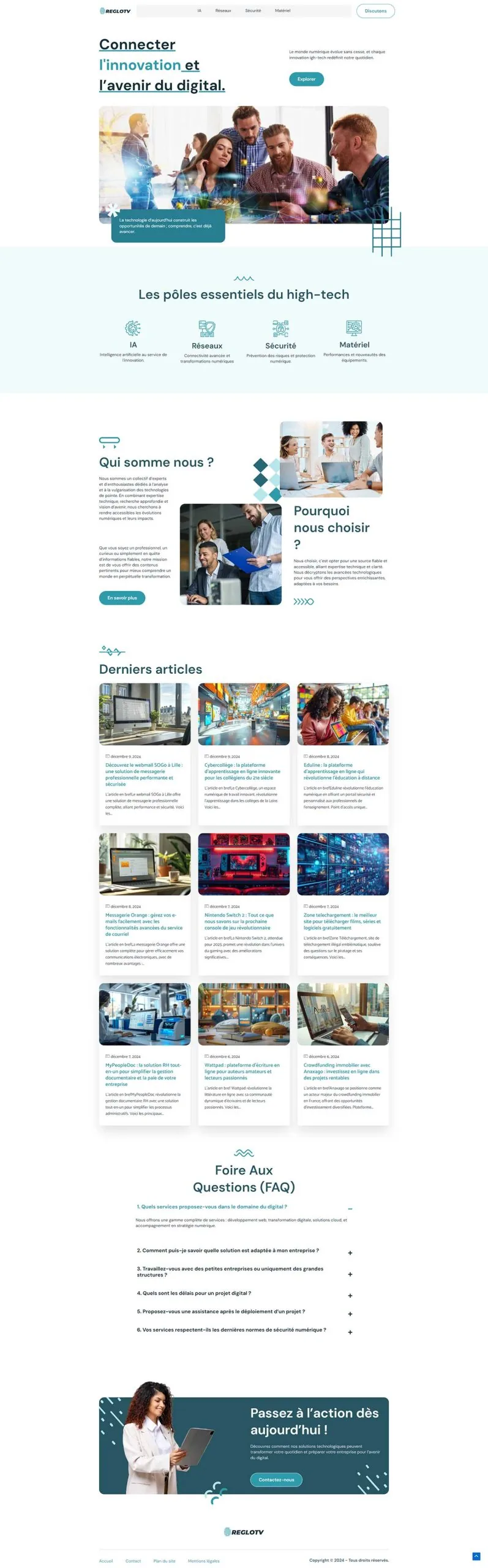 Page d'accueil de Reglotv scaled