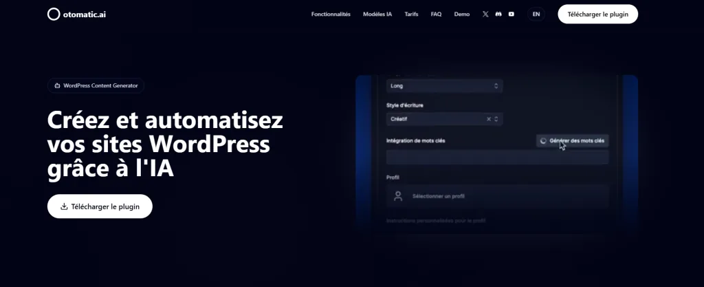 Otomatic AI — Le plugin WordPress révolutionnaire pour ton contenu SEO ?
